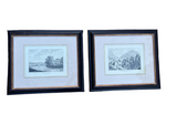 Two Framed George Wood Published Drawings/Etchings