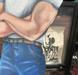Oversized Wooden Painted Cutout of James Dean