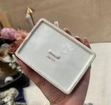 Pair of Floral Ceramic Boxes