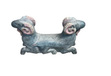 Double Sided Wooden Ram Sculpture