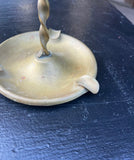 Small Vintage Brass Spiral Ashtray