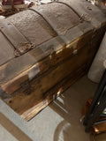 Vintage Wooden Chest With Latches- Condition Issues