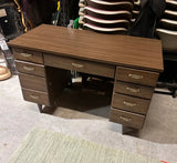 Vintage Mid Century Modern Wooden Desk