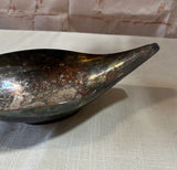 Silver Teardrop Decorative Catchall Tray