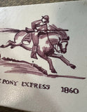 Carter Tile Products the Pony Express 1860