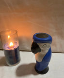 Vintage Blue Bird Ceramic Painted Cup