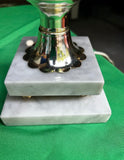 Italian Marble Base Extending Desk Lamp