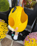 Rent Only Oversized Plastic Yellow M&m Standing Candy Serving Prop