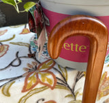 Hand Carved Wooden Sleek Style Cane