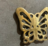 Small Brass Simple Butterfly Trivet/Hot Plate