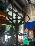 Blond Barley Twist Coat Rack
