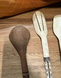 Trio of Safari Animal Wooden Spoons