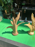 Pair of Vintage Ceramic Wheat Figurines