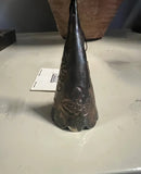 Small Silver Etched Tussie Mussie Holder