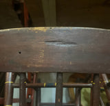 Collection of Hand Painted Plank Seat Chairs - Set of 4