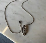 Simple Silver Ysl Necklace