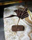 Beautiful Hand Made Driftwood Bird Sculpture