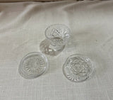 Instant Collection of Crystal Small Ring Dishes- Set of 3