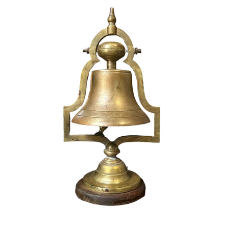 Solid Brass and Wooden Nautical Bell