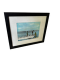 Signed Portuguese Art of Boat Scene