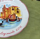 Ceramic Italian Painted Decorative Plate