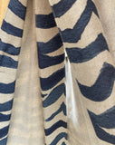 Large Zebra Print Children's Lace Field Atlanta Fabric Wooden Tent