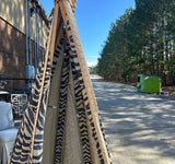 Large Zebra Print Children's Lace Field Atlanta Fabric Wooden Tent