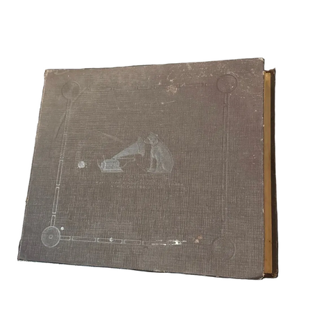 Vintage Victor/His Master's Voice 78-RPM Record Storage Album Book