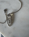 Simple Silver Ysl Necklace