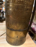 Large Brass Fireman Fire Extinguisher Brass Lamp