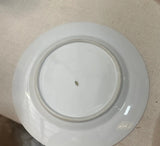 Pair of 50th Anniversary Ceramic Decorative Plates With Gold Accents