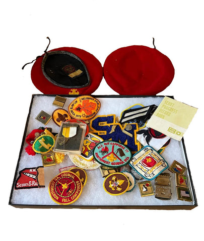 Instant Collection of Boy Scout Memorabilia and Case