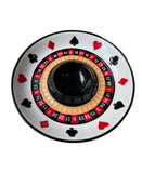 1970s Fitz and Floyd Poker Night/Game Night Ceramic Plate