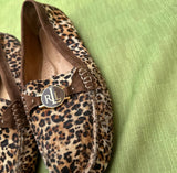 Pair of Leopard Print Ralph Lauren Loafers