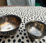 Pair of Small Silver Catchalls