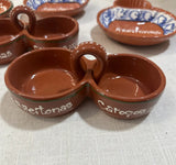 Instant Collection of Spanish Style Olive Serving Dishes- Set of 6