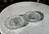 Crystal Ashtrays- a Pair