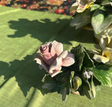 Pair of Ceramic Floral Arrangements