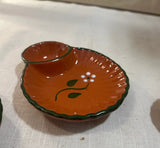 Collection of Brown Ceramic Spanish Style Olive Serving Dishes- Set of 4