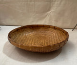 Large Wicker Hand Woven Bowl