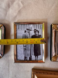Collection of Small Gold Picture Frames- Set of 5