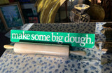 Large Rolling Pin With Kelly Green Box, Advertising Piece