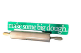 Large Rolling Pin With Kelly Green Box, Advertising Piece