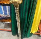 Brass Floor Lamp With Plastic Details