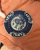Antique Blue and White Chinoiserie Plate