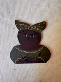 Vintage Small African American Wall Hanging
