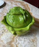 Vintage Ceramic Holland Cabbage Bowl With Matching Lid