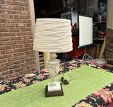White Marble Table Lamp