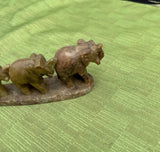 Small Stone Elephant Sculpture