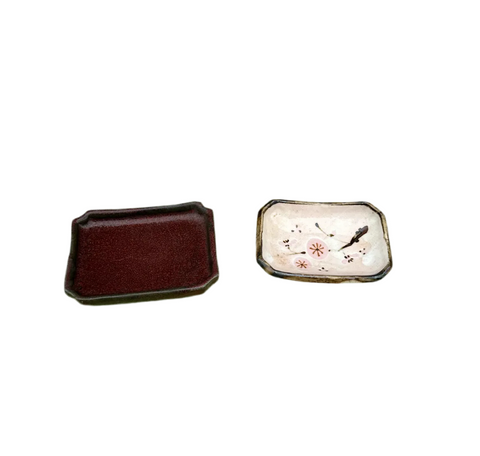 Pair of Sushi, Soy Miniature Bowls
